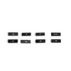 LST CD Radio Buttons Set Cover 16 Pieces Black RCD300