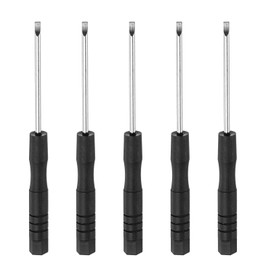 uxcell Mini Slotted Screwdriver, 2.0mm Flat Head for Watch Eyeglasses Electronics Repair, 5 Pcs
