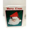 Santa Claus Decorative Head - Classic Plastic Santa Claus Head