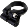 Seatclamp, Alloy, Black, With Socket For Mounting A Rear Carrier,
