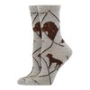 WHD Chocolate Lab Socks (Gray, Medium)