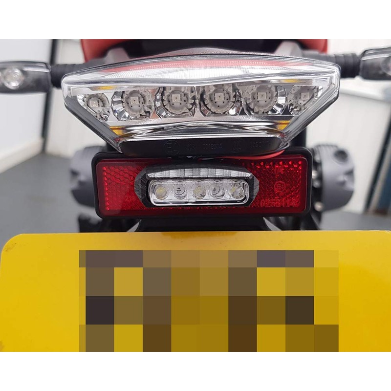 Alchemy Parts Motorbike LED Light Number Licence Plate Quad ATV