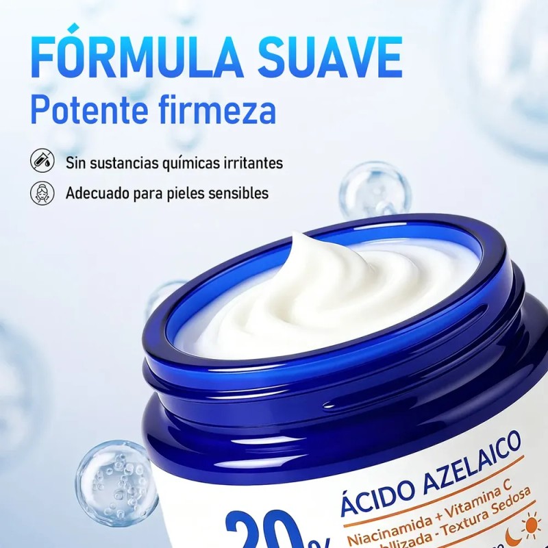 2pcs 20% Ácido Azelaico Crema Con Vitamina C Y Niacinamida