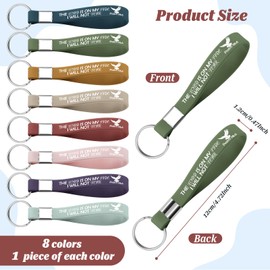 Baipilu 8 Pcs Christian Keychains for Women Men Bible Verse Key Chains Religious Silicone Keychains Christian Gifts Bulk Church Gifts in Bulk Religious Inspirational Scripture Motivational Keyring