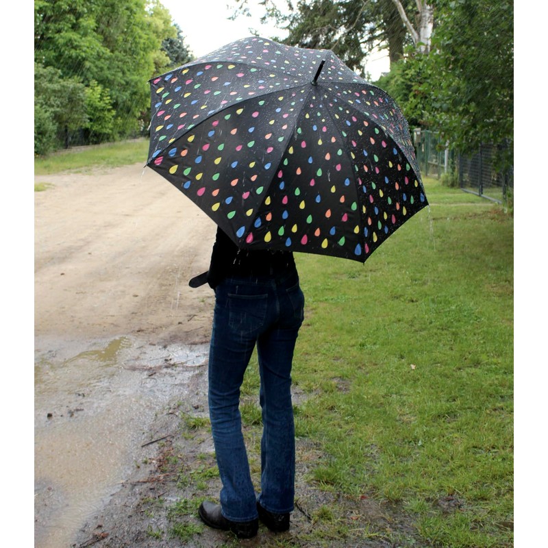 iX-brella Fibreglass Umbrella Automatic Wetprint – Colour Changing in Wet