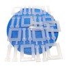 Pallet strapping kit Blue 20m x 12mm with 9 plastic