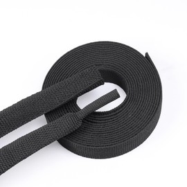 BuyUneed Heat Shrink Wire Loom 2:1 Shrinkable Braided Cable Sleeve 1 Inch ID-46ft Abrasion Protection Flexibility Fabric Wiring Harness Cover Sheath