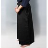 Kendoya Tetoron Kendo Hakama, Black (Inner Fold Sewing) No. 19