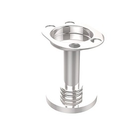 Allied Brass 955D-PC Vanity Top Tumbler and Toothbrush Holder, Polished Chrome
