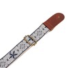 Ukulele Strap Embroidery Style Retro Metal Buckle Adjustable Breathable Shoulder