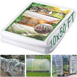 Garden Mesh Netting 10 x 50FT Garden Netting Pest Barrier Plant Mesh Garden Netting for Raised Beds Insect Netting for Garden Vegetable Flowers Fruits Plants Greenhouse | WiMas