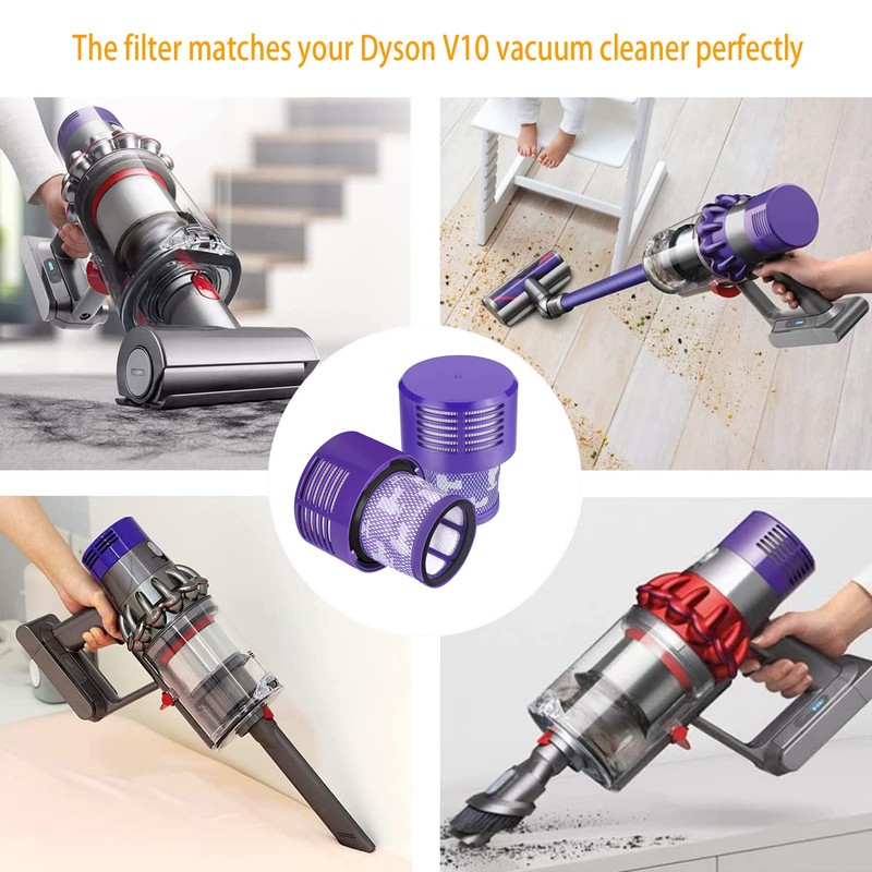 LRFDRESS Replacement Filter V10 for Dyson V10 Cyclone, V10 Absolute,