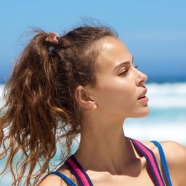 Cobahom 12Pcs 1.06 Inch No Crease Small Claw Clips Mini No-Slip Jaw Clips for Thin Thick Hair Printed Hair Clips Hair Accessories for Women Girls