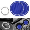 OUZORP Car Cup Coasters Blue 2 Pack with Push Start