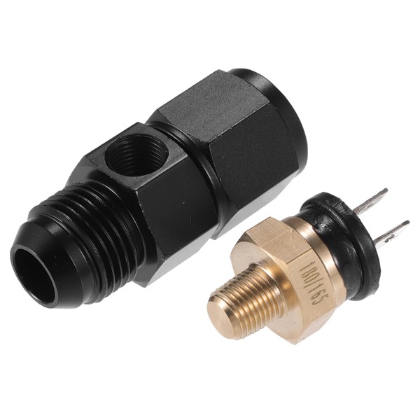 uxcell 1 Set Auto Engine Temperature Cooling Fan Switch Fitting