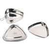 JVL Stainless Steel Single Layer Triangle Lunchbox - Small