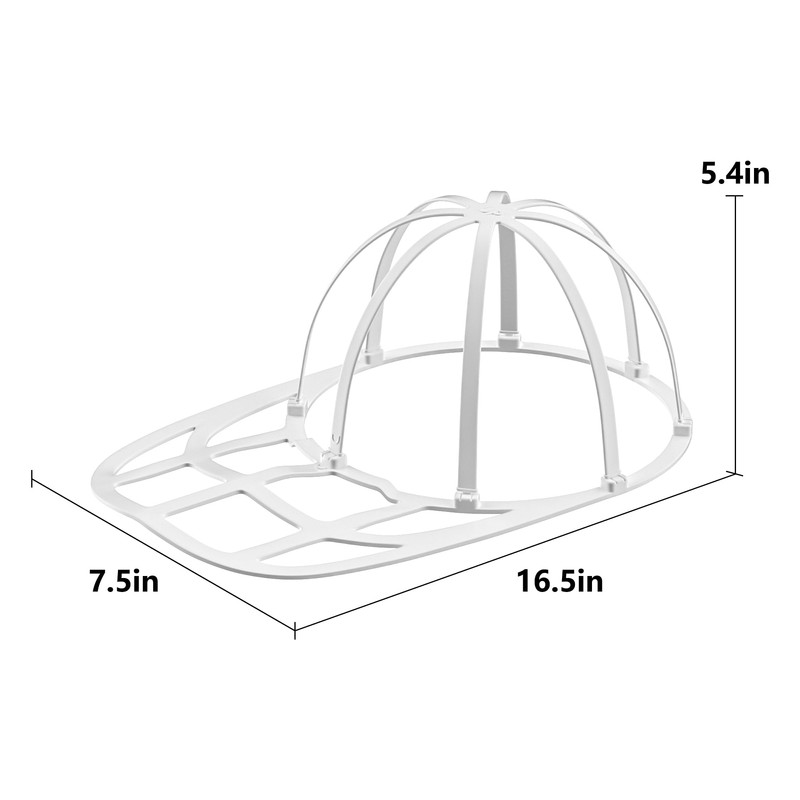 LONGD Hat Washer Cage with Snap Lock - Machine/Dryer Safe