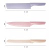DAS Cuchillos De Cocina Chef Acero Inoxidable 6 Colores Pastel
