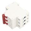 3P Miniature Circuit Breaker DIN Rail Mounted Short Circuit Protection