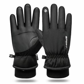 Bluelander Guantes para Frío Hombre y Mujer, Combinación Perfecta de Calidez, Resistencia al Agua, Funcionalidad de Pantalla Táctil y Agarre Antideslizante, con Bandas Ajustables