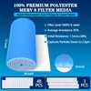 MERV 8 Air Vent Filters, 12" x 90"X 2Roll Cut