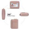 GAEKEAO Small Wallet for Women RFID Blocking Compact Zipper Wallets