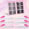 Aomig Eyelash Extension Set 542 Pieces DIY Cluster Lashes 8-16