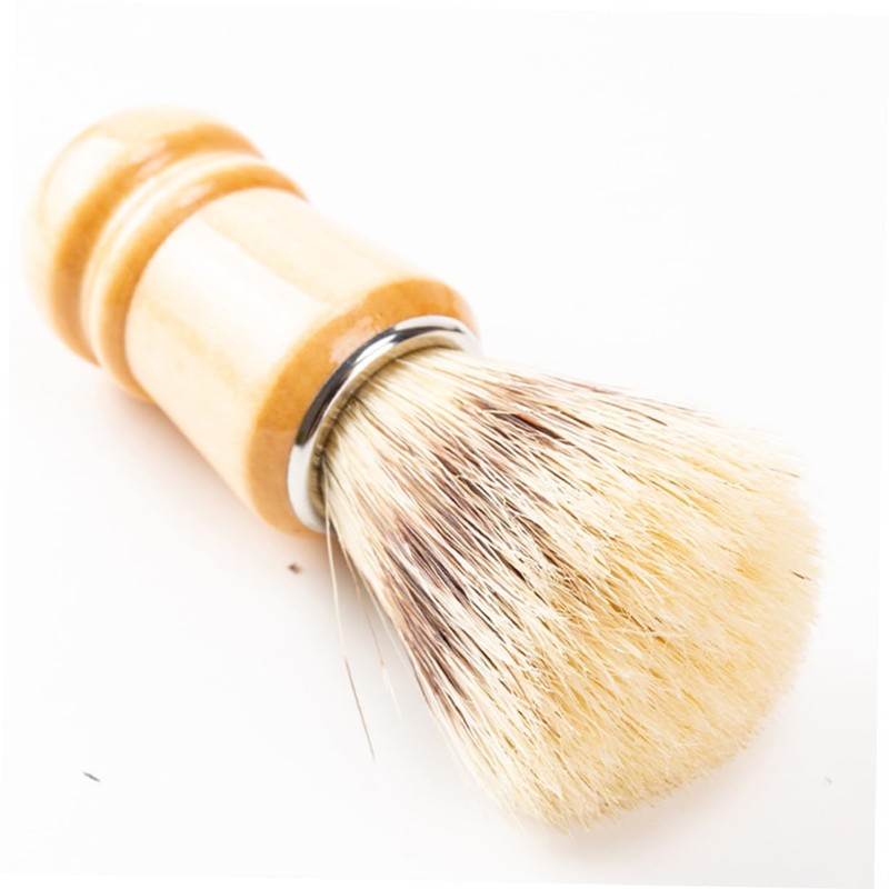 TOVINANNA 2 Pack Shave Brush Men's Haircare Wood Handle Beard