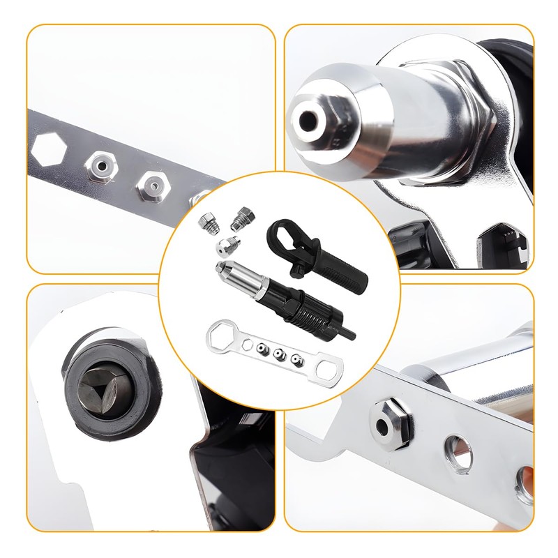 FALVFUN Car Pop Rivet Gun Adapter Kit, Electric Riveter Gun