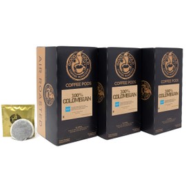 100% COLOMBIAN COFFEE PODS - Good As Gold Coffee - (3 PACK SPECIAL - 18 Coffee Pods)