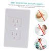 COHEALI 4Pcs Safety Outlet Covers Protective Socket Lids for Durable
