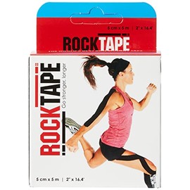 RockTape Unisex Std Kinesiology Tape, Beige, Uncut Roll-5cm Wide, Blue