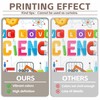 YCUCUEI 72x43inch We Love Science Chemistry Lab Photography Backdrop