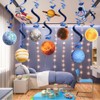10PCS Solar System Hanging Swirl Decorations Space Party Decorations Hanging