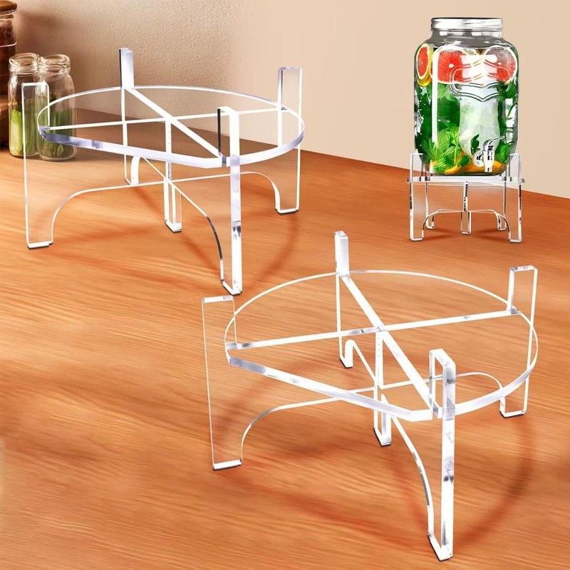 Water Dispenser Stand | Juice Container Holder Acrylic Sturdy Base