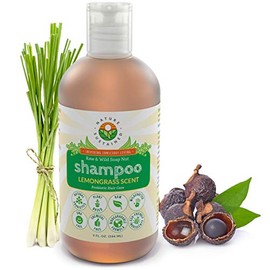 Champú orgánico de frambuesa por Nature Sustained  Champú vegano sin crueldad con plantas crudas y salvajes para piel cabelludo sensible, picante y...