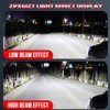 ZPXGIZT Light Bulbs Fit For Nissan Rogue 2013-2016, 9005 H11