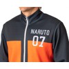 Bioworld Naruto Shippuden Mens' Uzumaki Symbol Team 07 Kakashi Full-Zip