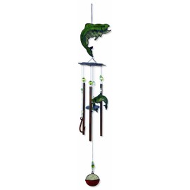 Sunset Vista Catch Of The Day Fish Wind Chime, 28-Inch Long