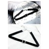 [YFFSFDC] チョーカー ネックレス黒 3点セット シンプルおしゃれ メンズ レディース choker 首輪 アクセサリー