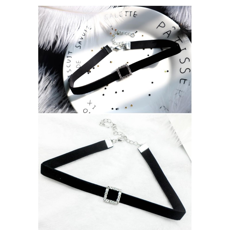 [YFFSFDC] チョーカー ネックレス黒 3点セット シンプルおしゃれ メンズ レディース choker 首輪 アクセサリー