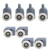 8 Pcs Shower Door Rollers Wheels, Shower Room Upper &