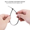 MECCANIXITY 100PCS Cable Zip Ties 12 Inch, Self-Locking Nylon Wire