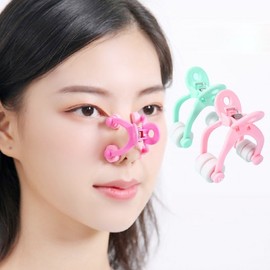 Nose Shaper Clip for Wide Nostrils, Lifted Nose Tip, and Hooked Nose Correction Nose Bridge Massager Mint/Free Size 2ea