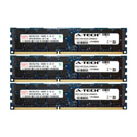 A-Tech Hynix 24GB Kit 3X 8GB PC3-10600 1.35V for Dell Precision Workstation Snpp9rn2c/8g A2626072 A2626093 A2862069 A2862074 A3721482 T5600 T7500 T7600 T5500 T5600 T7500 T7600 T5500 Memory RAM