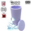 Nadia's Little Treasures Studded Cup Tumbler Straw Lid - Plastic