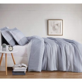 Truly Soft Everyday Truly Soft Multi Stripe Duvet Set, King, Grey,DCS3225KC-1800,3