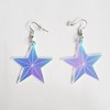 Arylic Earrings for Women Neon Earrings Star Heart Lighting Bolt