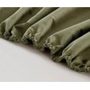 Chezmoi Collection 6-Piece Olive Green Sheet Set Full - Extra
