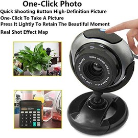 Webcam Live Streaming Webcam Plug and Play Web Camera Full HD Webcam 480P Wide Angle Pro Computer Camera for Video Calling USB Pc Webcam              